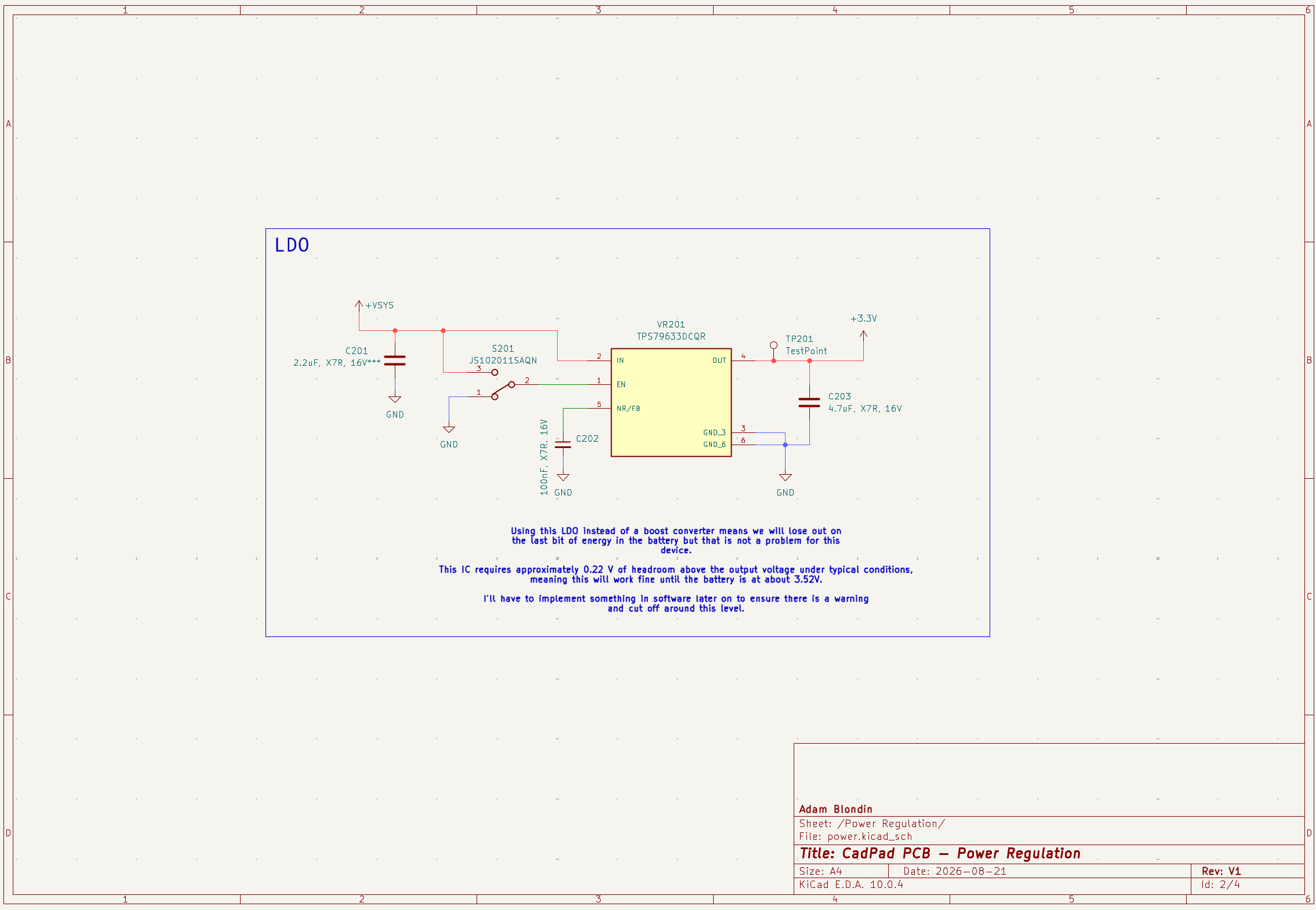 CADPad schematic, page two