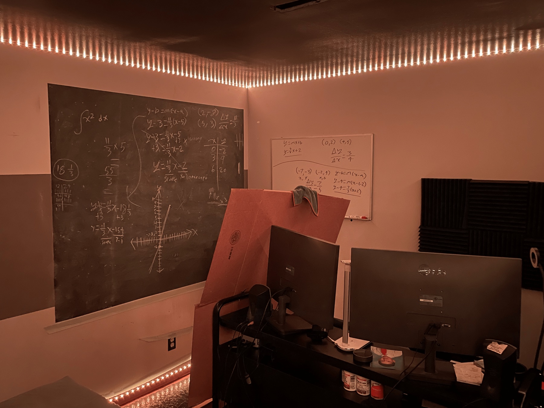 Studying basic mathematics during the early days