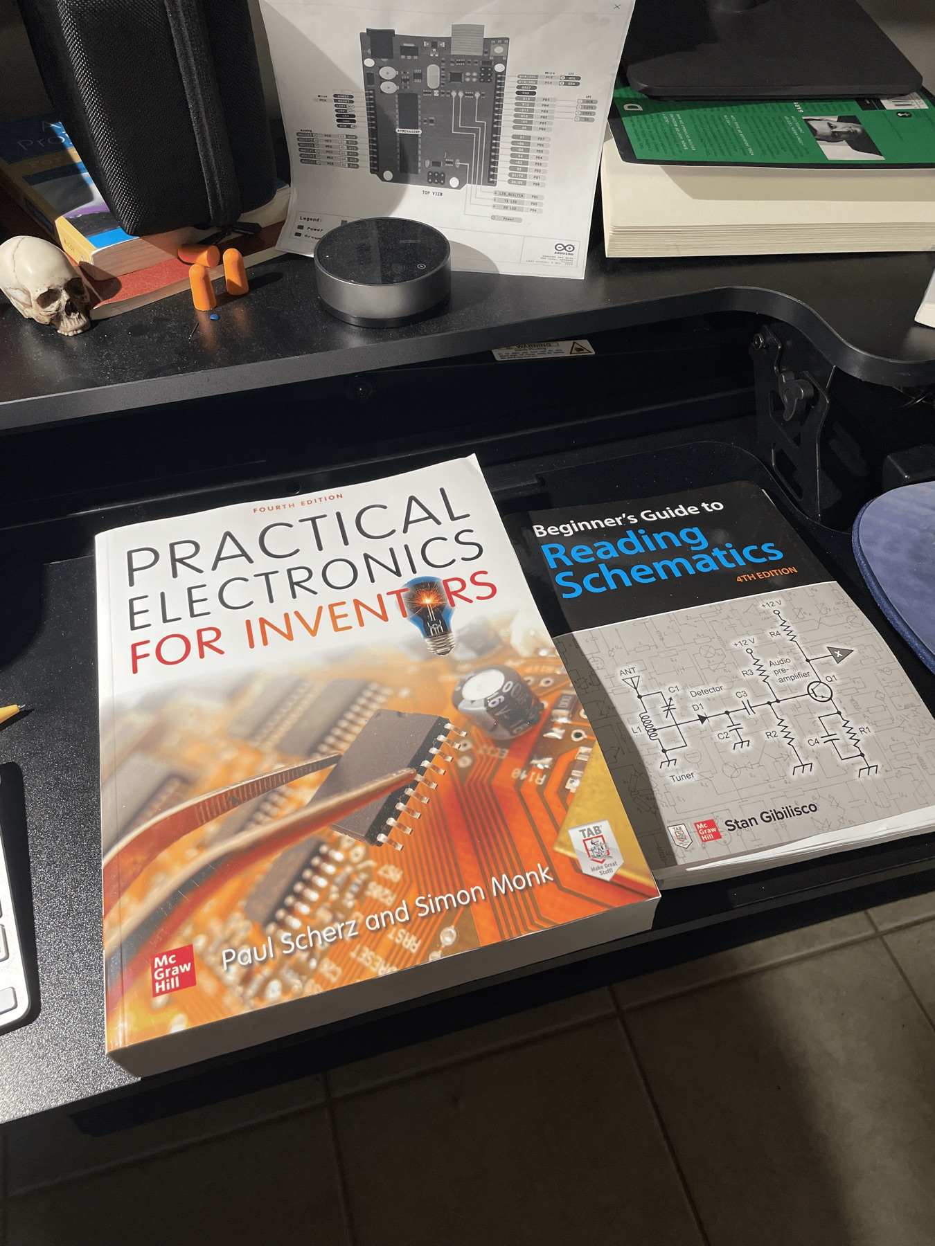 Electronics textbooks used while learning